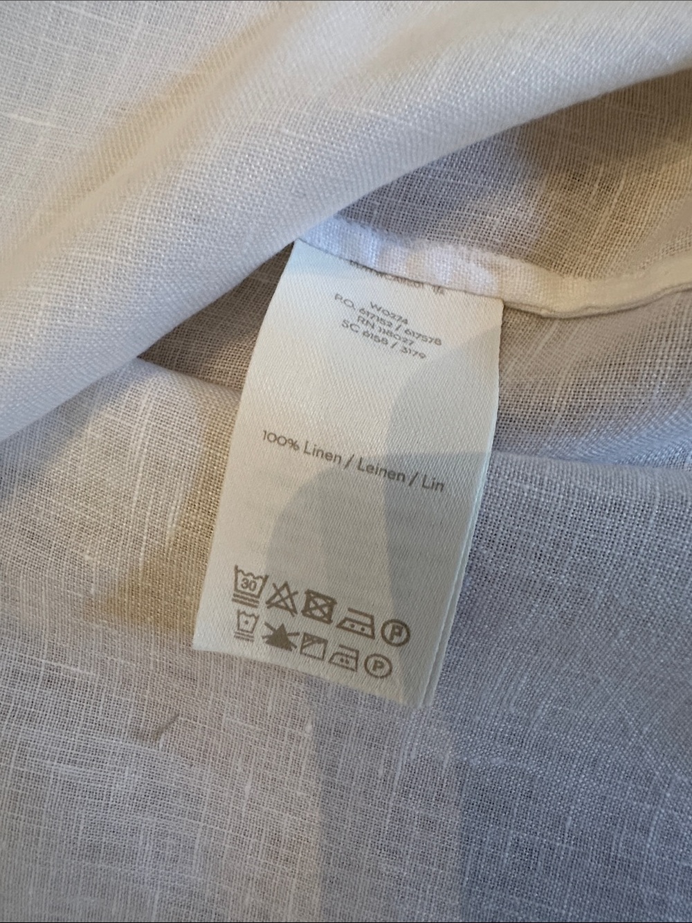Boden White Semi-Sheer Button Front Tunic Shirt - Picture 2 of 5
